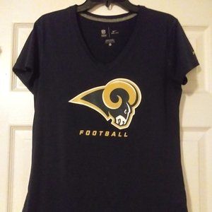Womens M Nike NFL Team Apparel Dri-Fit LA Rams Jersey